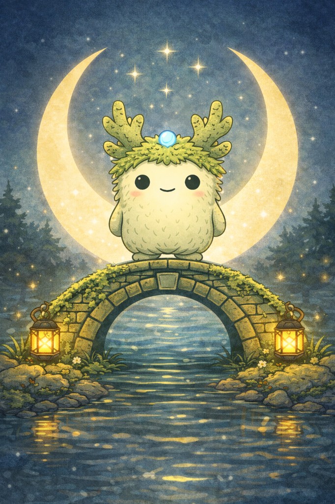 MoonBridge spirit on the bridge